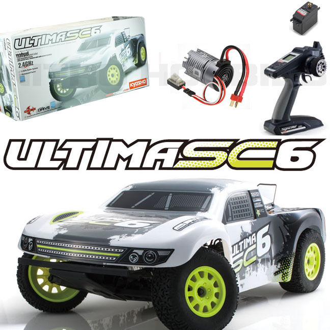 AUTOMODELO KYOSHO ELÉTRICO ULTIMA SC6 RÁDIO KT-331P DIGITAL